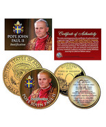 POPE JOHN PAUL II BEATIFICATION Missouri Quarter &amp; JFK Half Dollar 2-Coi... - $16.95