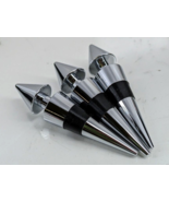 Vintage Stainless Steel Wine Bottle Topper Decanter Bar Accessory (3-Pack) - $37.36 CAD