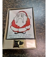 Houze Art Vintage MCM Santa Claus Smoked Glass Trinket Tray Original Box - €33,76 EUR