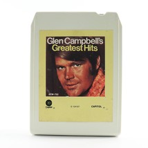 Glen Campbell&#39;s Greatest Hits (8-Track Tape, REFURBISHED, Capitol) 8XW-752 - £7.04 GBP
