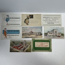 Lot Of Eight Antique to Vintage Unused Postcards - $10.95
