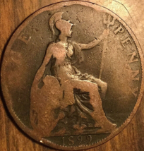 1899 Uk Gb Great Britain One Penny - £1.38 GBP