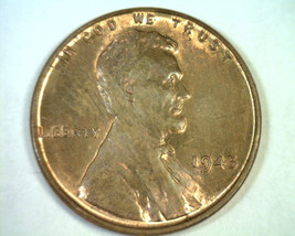 1945 Lincoln Cent Choice /GEM Uncirculated+ RED/BROWN Ch /GEM+ Unc. R/B 99c Ship - $4.00