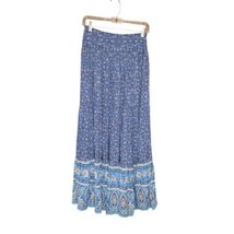 Natural Life Womens Small Tiered Boho Maxi Skirt Cottagecore Hippie Festival - £15.61 GBP