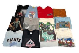 Vintage T Shirt/Clothing Lot Bundle Wholesale Reseller Mix 45 Tee Bulk 90s 2000s - £111.68 GBP