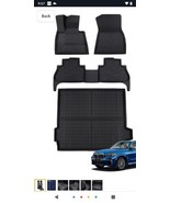 Fits 2019-2025 BMW G05 X5 Black Textured TPE All Weather Floor Mat 4 Pie... - $67.80 CAD
