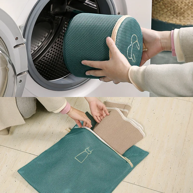 Sporting Morandi Embroidery Laundry Bag Wash Underwear Washing Ahine Bags Portab - £23.51 GBP