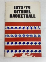 Vintage Citadel Bulldogs Basketball Team 1973-74 Media Guide Photos Mili... - $14.84