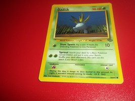 ☆Pokemon Trading Game Card☆ JUNGLE SET ODDISH 58/64 COMMON ☆ - $190.18 MXN