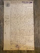 Vecchio documento Romania estratto dal registro dello stato civile 1900 - $30.29