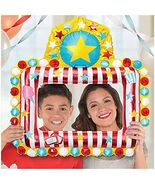 Carnival Circus Mylar Balloon Inflatable Selfie Frame Birthday Party Sup... - €5,92 EUR