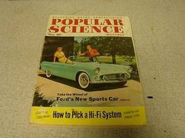 Popular Science Monthly Ford New Sports Car Oct 1954 Thunderbird - $8.91