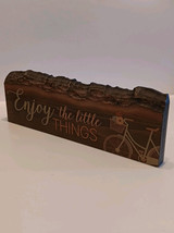 P. Graham Dunn Composite Wood Wall Art Sign/Plaque &quot;Enjoy the little THI... - $37.36