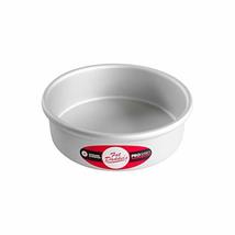 Fat Daddio&#39;s PRD-83 Anodized Aluminum Round Cake Pan, 8 x 3 Inch, Silver - £18.79 GBP