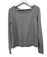 Hollister Womens Gray Sweatshirt Top Long Sleeve Size M - $23.02 CAD