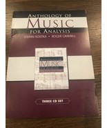 Anthology of Music for Analysis Stefan Kostka 3 CD set - £19.44 GBP