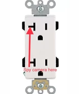 4K Hardwired Outlet Camera WiFi Home Monitor Motion Detect Audio Video Decora - $219.99