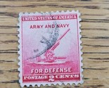 US Stamp Army and Navy For Defense 2c Used Red - £0.73 GBP