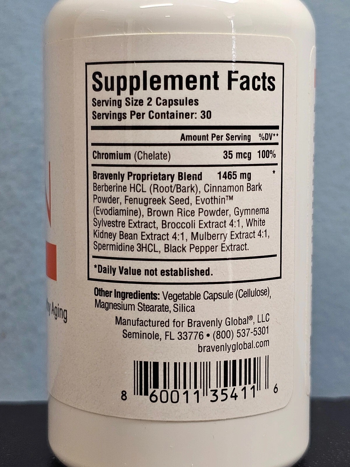 Bravenly Global Burn Extreme - 60 Caps Item image 2