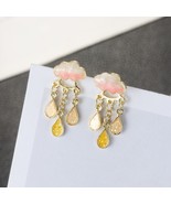 Cute Little Cloud Raindrop Earring, Color: Pink/White/Black/Deep Blue/Li... - $23.52 CAD