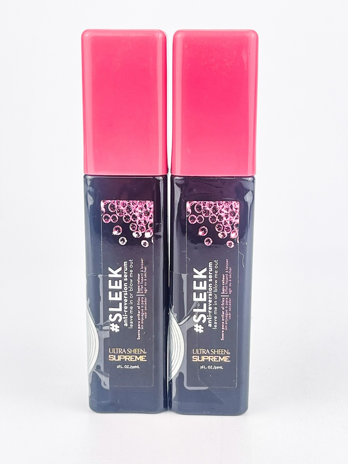 Ultra Sheen Supreme Sleek Anti Reversion Serum Lot of 2 Leave In Frizz C... - $19.95