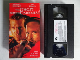 The Ghost and the Darkness with Michael Douglas and Val Kilmer VHS Tape 1996 - £5.59 GBP