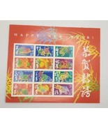 2001 USPS Chinese Lunar New Year Stamps Sheet 24 count 37c Double Sided ... - £13.31 GBP