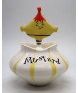 Vtg 1958 Holt Howard Pixieware Mustard Condiment Jar Lid Spoon &amp; Ladle - $140.00