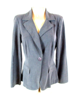 My Michelle Women&#39;s 11/12 gray 1 button stretch Jacket (N) - £13.45 GBP