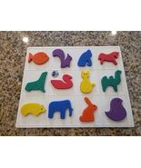Vintage Ambi Hard Plastic - Animals Puzzle - - $49.49