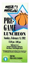 1992 Nba All Star Game Pre Game Luncheon Full Unused Ticket Orlando - $75.23