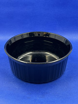 Corning Ware Black Pyrex F-5-B Casserole Dish Round 7 1/2&quot; Inch Vintage - $14.82