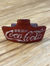 Vintage Cast Iron Coca-Cola Bottle Opener Advertising KG JD - $14.85