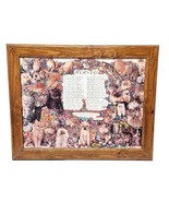 A Cat&#39;s Life Framed Puzzle Beautiful Wood Shellac 28&quot; x 22&quot; - €42,42 EUR