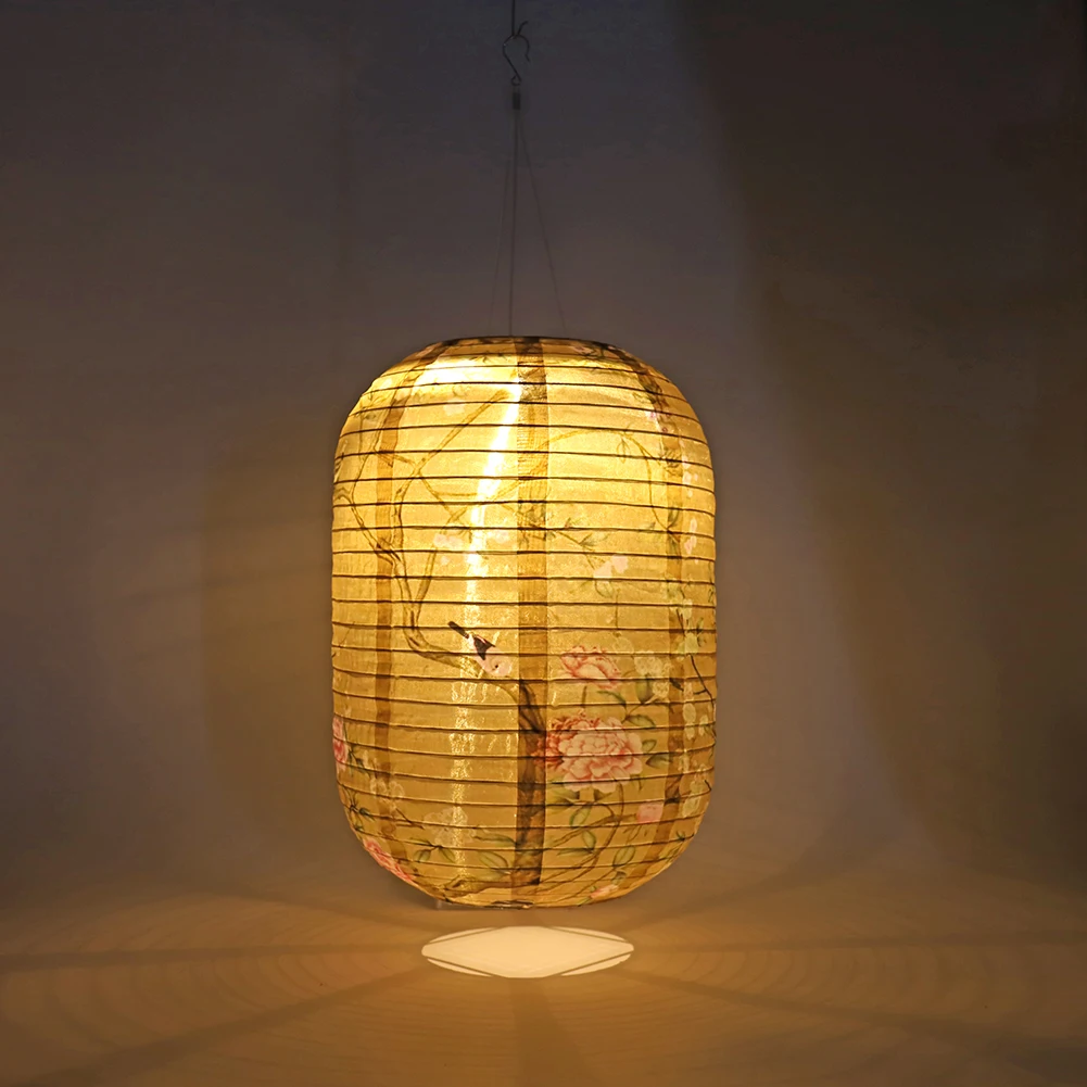 25cm Waterproof Paper Lantern White Round Chinese Japanese Paper Lamp for Outdoo - £126.25 GBP