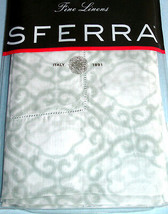 Sferra Elda King Sham Silver Sage Egyptian Cotton Printed Voile Made/Italy New - £34.29 GBP