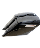 Black 7&quot; Angled Extended Stretched Saddlebags Bags For Harley Touring 19... - $676.84 CAD
