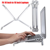 Adjustable Foldable Laptop Stand Fr Desk Portable Notebook Riser Compute... - $25.99