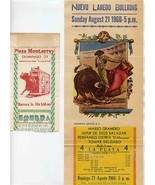 Nuevo Laredo Bullring 1960 &amp; Plaza Monterrey Mexico Bull Fight Flyers  - £29.58 GBP