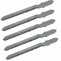 Fiberglass T Shank Scroll Jigsaw Blades Set 5 Carbide Grit Jigsaw Blades... - $12.86+