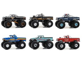 &quot;Kings of Crunch&quot; Set of 6 Monster Trucks Series 14 1/64 Diecast Model Trucks b - £58.65 GBP