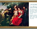 Holy Family Painting Peter Paul Rubens Panama California Expo 1915 Postc... - $6.88