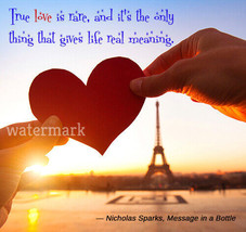 &quot;True Love Is Rare, And It&#39;s The Only Thing That Gives...&quot; Quote Publicity Photo - $8.09