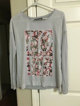 Women&#39;s Apt. 9 Long Sleeve Shirt--Size XS--Gray - £5.26 GBP