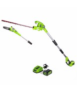 Greenworks 40V 8-inch Cordless Pole Saw with Hedge Trimmer Attachment 2.... - £320.82 GBP