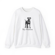 Unisex Men Women Heavy Blend™ Crewneck Sweatshirt Funny Dog Sweater My Shadow - £29.28 GBP+