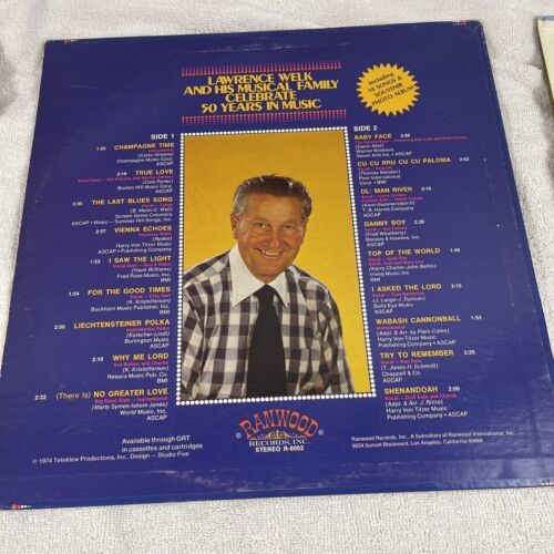 Lawrence Welk And His Musical Family Celebrate 50 Years In Music, vinyl - $3.15