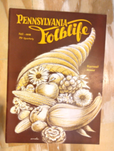 Pennsylvania Folklife Fall 1958 Harvest Home Magazine - Cornucopia/PA Dutch VTG - £16.59 GBP