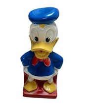 Vintage 1980s Disney Donald Duck Plastic Coin Piggy Bank Cartoon Collect... - $271.82 MXN