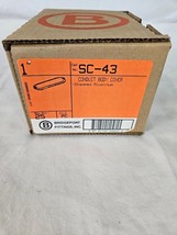 Bridgeport SC-43 1&quot; Aluminum Conduit Body Cover Box of 25 - $559.01 MXN
